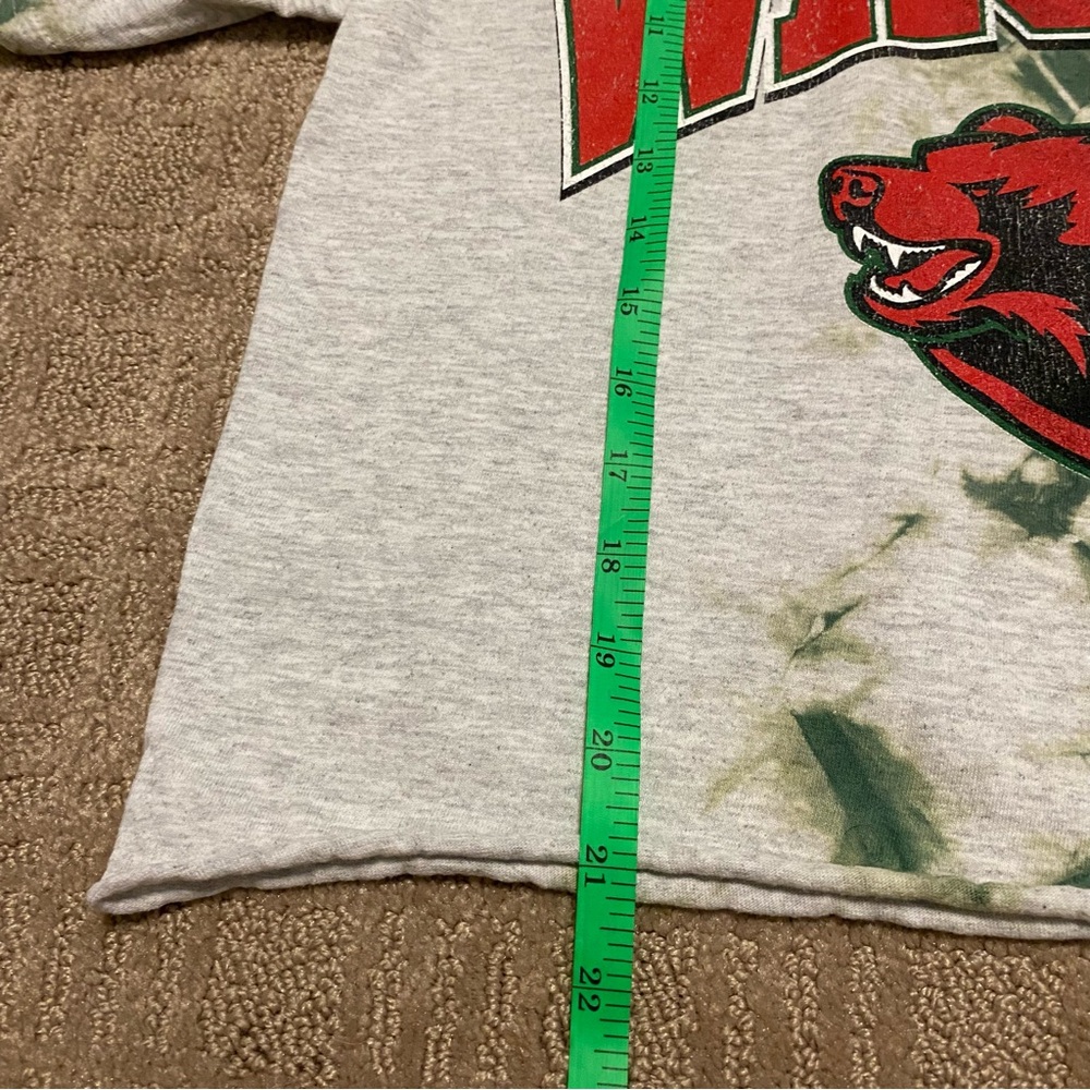 {Vintage Tubular} Washu Tie Dye Cropped Graphic Tee ~ Size Medium - Picture 14 of 14